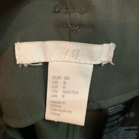 H&M Deep Green Dress Pant - Picture 6 of 9